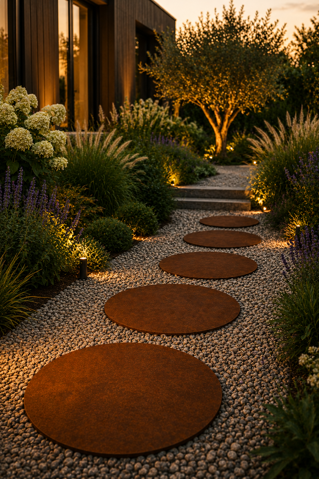Dalles personnalisable steel corten france auvergne clermont ferrand produit