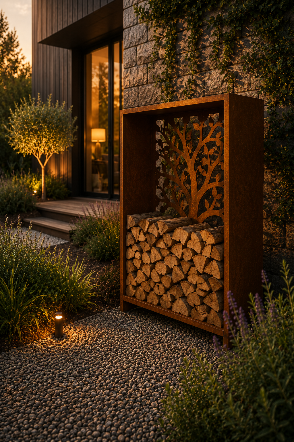 Range bois steel corten france auvergne clermont ferrand produit